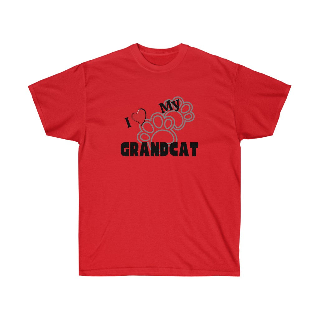 "I love my GRANDCAT/GRANDDOG" Unisex Ultra Cotton Tee