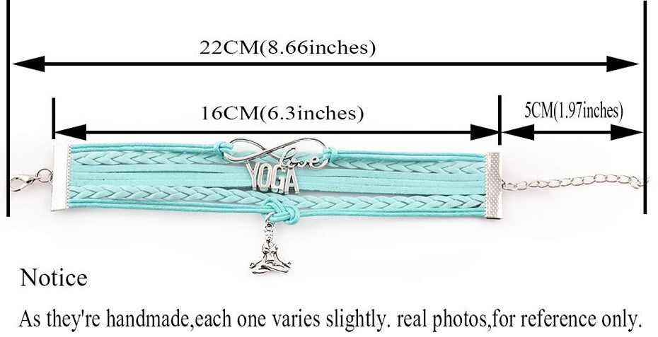 Grandma Double Heart Multi-Layer Charm Bracelet
