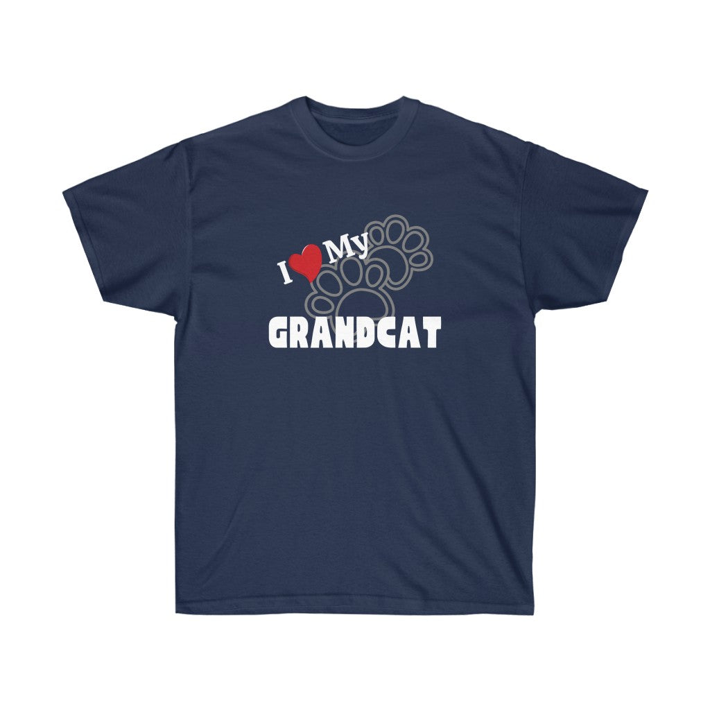 "I love my GRANDCAT/GRANDDOG" Unisex Ultra Cotton Tee