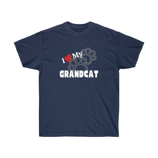 "I love my GRANDCAT/GRANDDOG" Unisex Ultra Cotton Tee