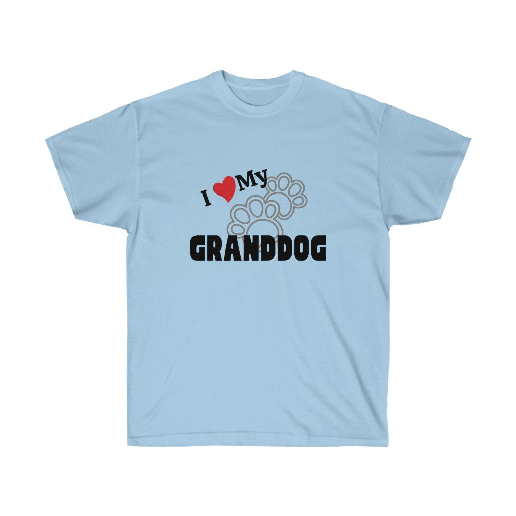 "I love my GRANDCAT/GRANDDOG" Unisex Ultra Cotton Tee