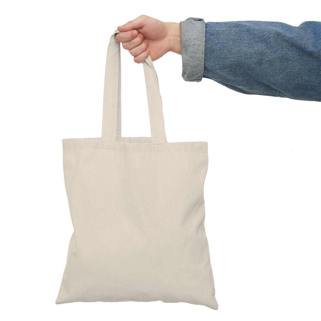 "Blessed Grandma" with Flowers Natural Tote Bag