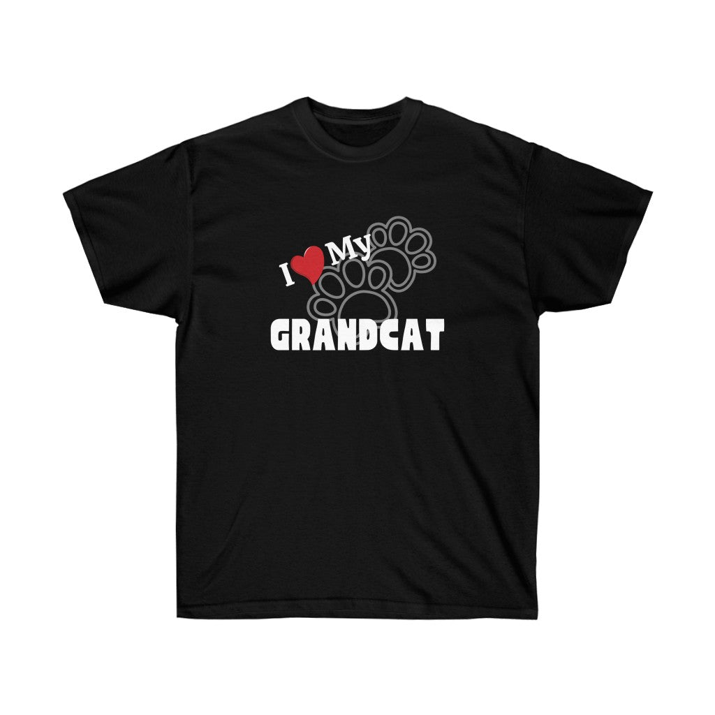 "I love my GRANDCAT/GRANDDOG" Unisex Ultra Cotton Tee