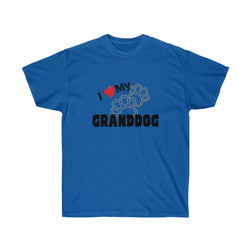 "I love my GRANDCAT/GRANDDOG" Unisex Ultra Cotton Tee