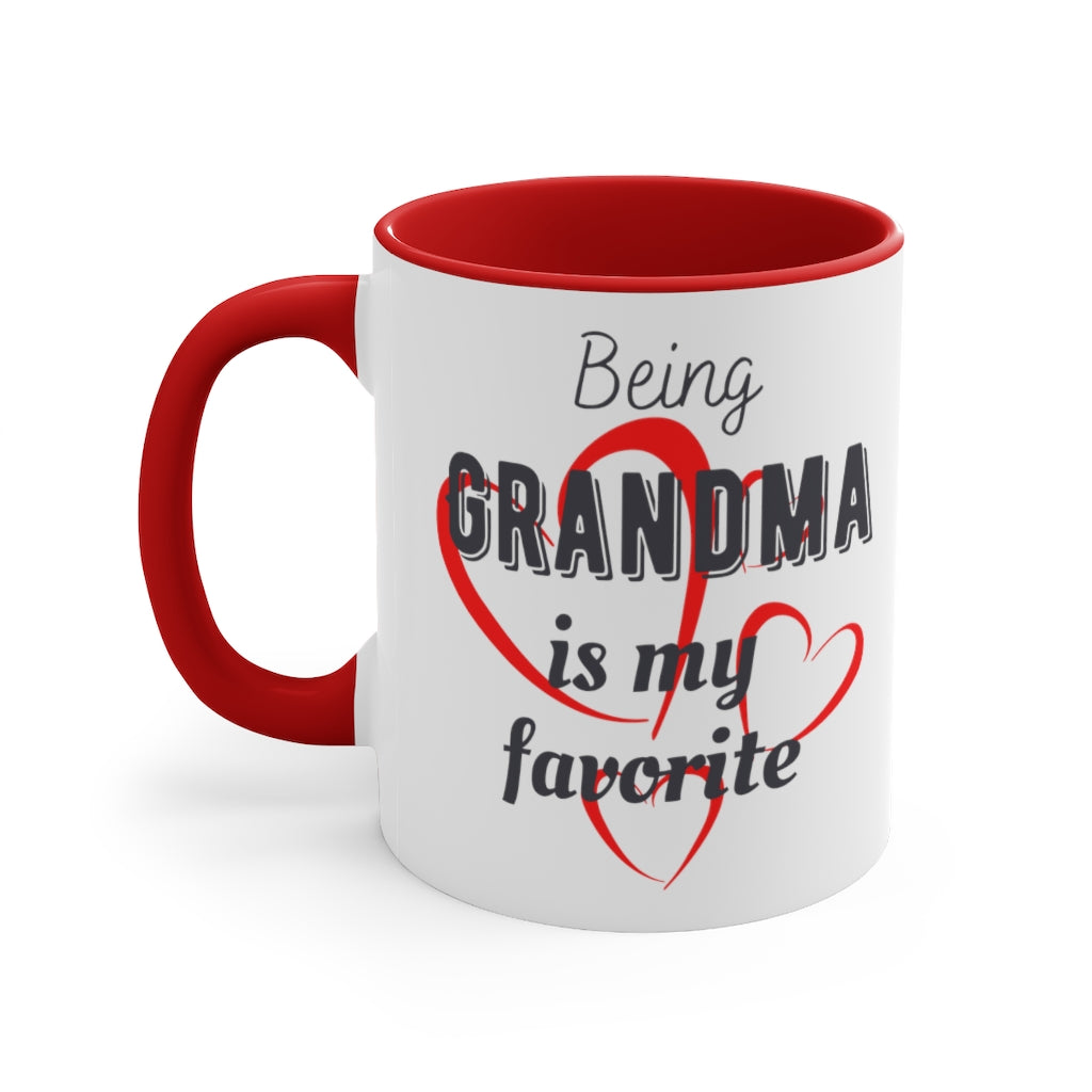 "Being Grandma is My Favorite" Coffee Mug, 11oz