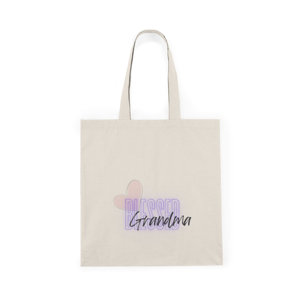 "Blessed Grandma" Natural Tote Bag