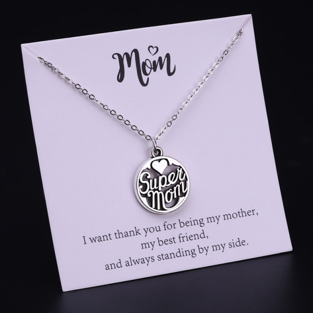 Pendant Necklaces for Grandma Grandmother Mom Mother