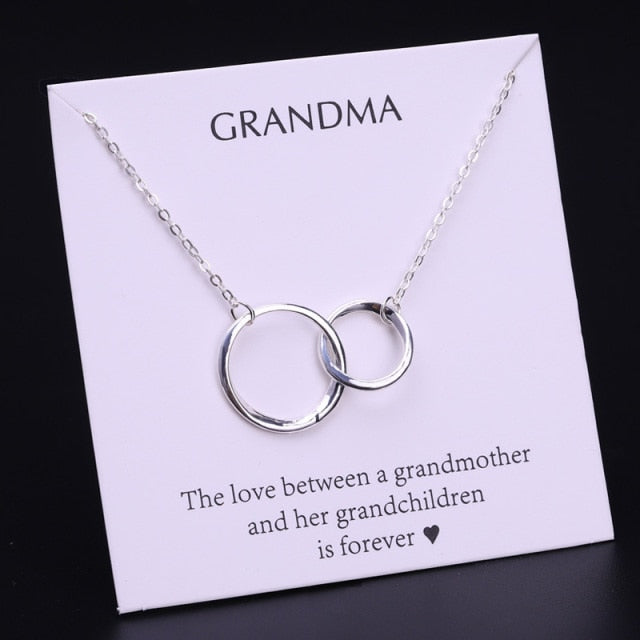 Pendant Necklaces for Grandma Grandmother Mom Mother