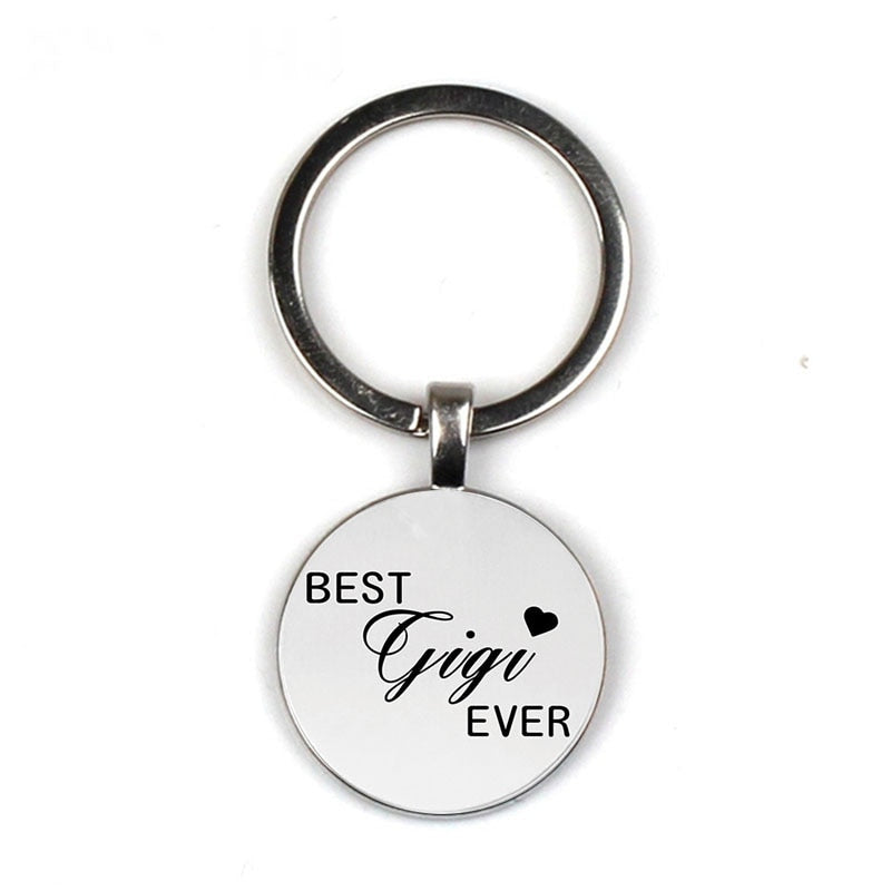 Nana Grandma Mimi Gigi Keychain Pendant