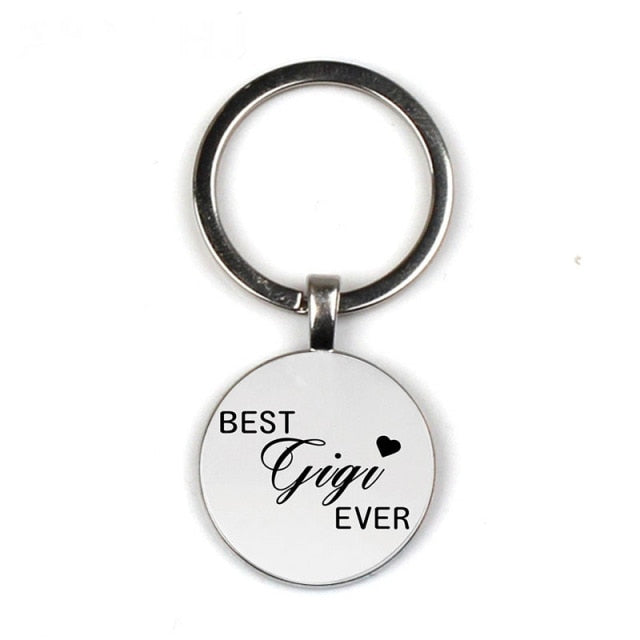 Nana Grandma Mimi Gigi Keychain Pendant