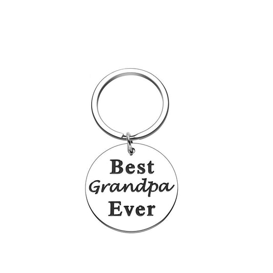 Grandpa Grandfather Keychain Key Ring